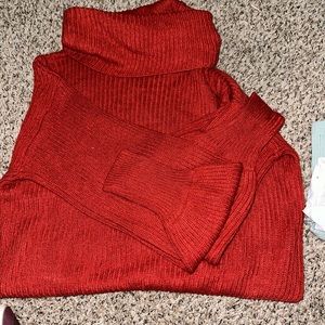 Never worn deep red sweater